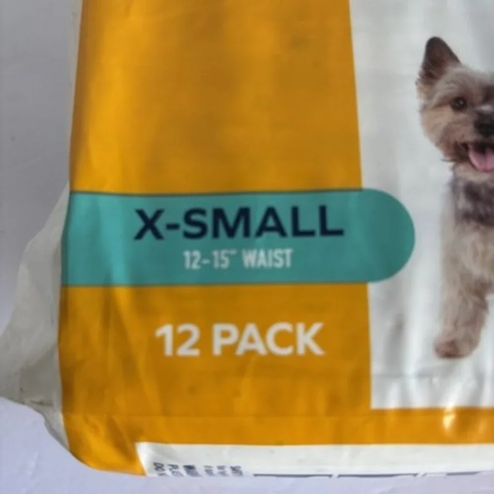 Arm And Hammer Female Dog Diapers Adjustable 12pk Size XS